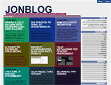 Tablet Screenshot of blog.jondh.me.uk